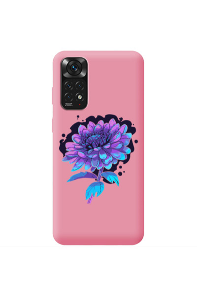 Other Xiaomi Redmi Note 11 4G Witch flower Pink Colored Silicone TPU Θήκη
