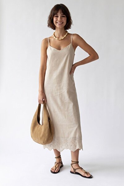 Hiccup MIXRAY Rochie Midi A-line Cu Broderie