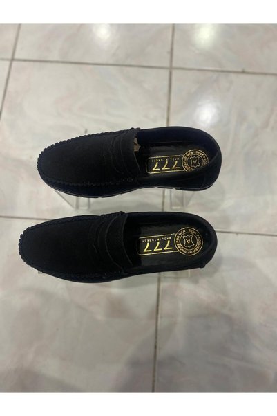 Aysun Ayakkabı Black Outer Material Suede Orthopedic Sole Shoes