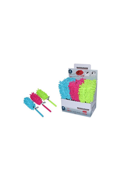 FACKELMANN Mop telescopic, Fackelmann, 27-76 cm, verde, albastru, roz