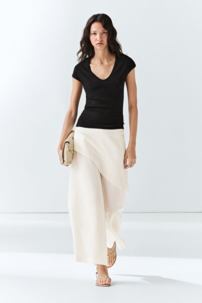 Massimo Dutti V yaka t-shirt