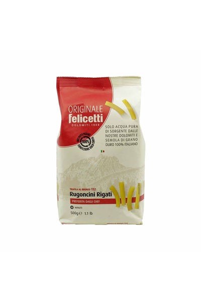 Monograno Felicetti Rugoncini Rigati N°132 Paste Felicetti Originale Pachet 1...