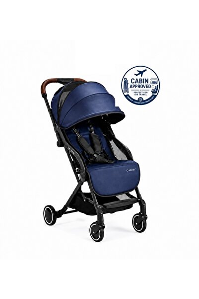 Contours Bitsy Elite Cabin Approved Travel Stroller Sapphire Blue - 0m+