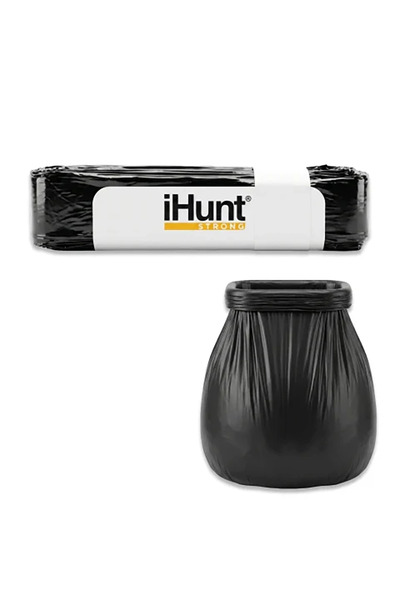 iHunt 1 pachet saci de gunoi, lungime 8m, compatibil cu BRO Easy Trash Can V2...