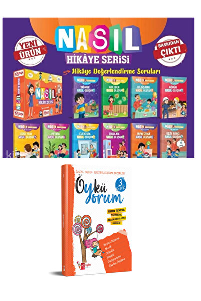 Artı Eğitim Yayınları KİTAP KULÜBÜ 3 SINIF NASIL HİKAYE SERİSİ 10 LU VE 3 SIN...