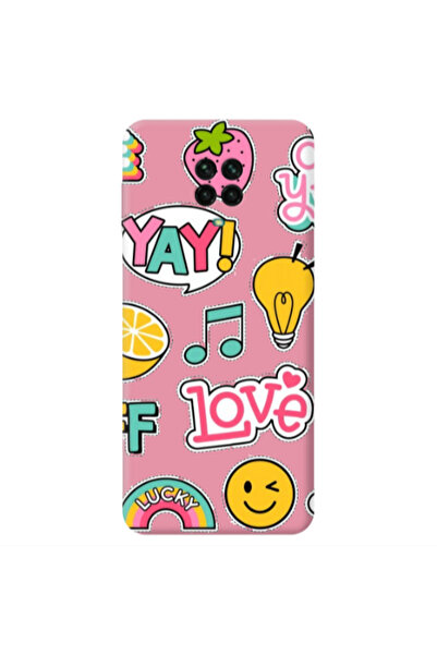 Other Xiaomi Redmi Note 9 Pro Cute desing Pink Colored Silicone TPU Θήκη