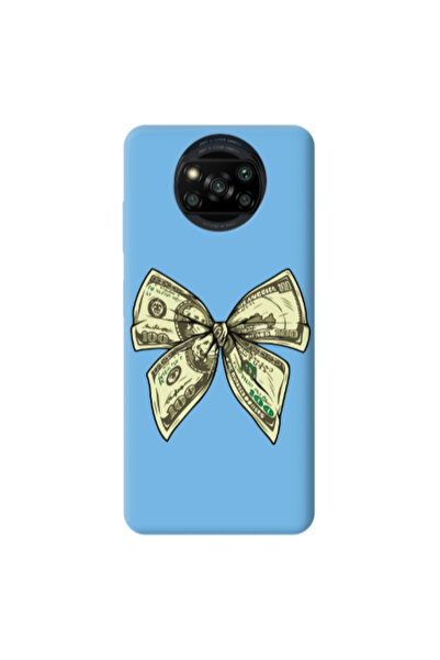 Other Xiaomi Poco X3 /X3 Pro Bowtie Dollars Blue Colored Silicone TPU Θήκη
