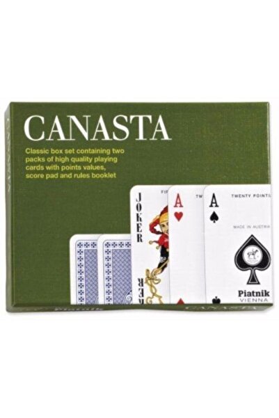 Piatnik Set 2 pachete carti de joc clasice, Piatnik, Alb