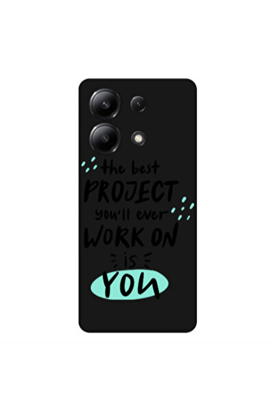 Other Xiaomi Redmi Note 13 4G The Best Project Black Colored Silicone TPU Θήκη