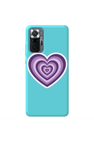 Other Xiaomi Redmi Note 10 Pro 4G My Heart Is Yours 2 Turquoise Colored Silic...