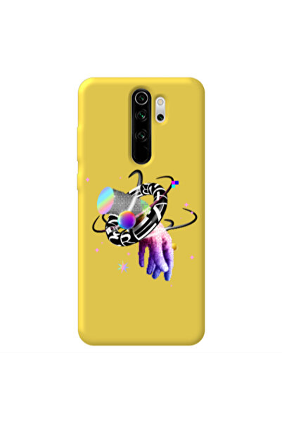 Other Xiaomi Redmi Note 8 Pro Y2k Yellow Colored Silicone TPU Θήκη