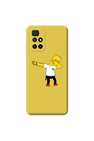 Other Xiaomi Redmi 10 2022 Simpsons2 Yellow Colored Silicone TPU Θήκη