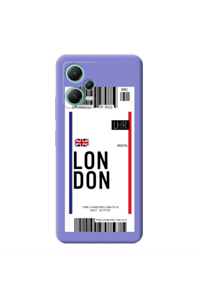 Other Xiaomi Redmi Note 12 Pro 5G London Arrival Purple Colored Silicone TPU ...