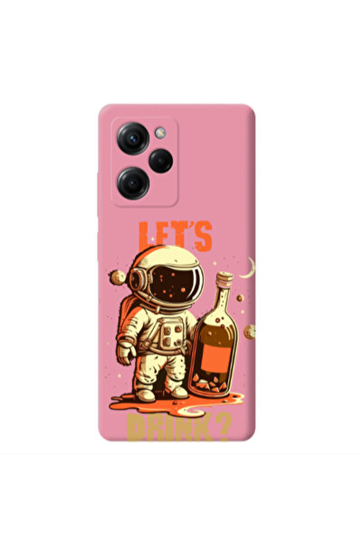 Other Xiaomi Poco X5 Pro Lets drink Pink Colored Silicone TPU Θήκη