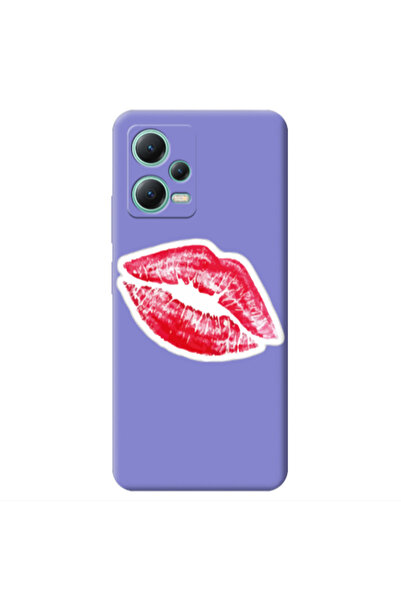 Other Xiaomi Redmi Note 12 Pro 5G Faint Kiss Purple Colored Silicone TPU Θήκη