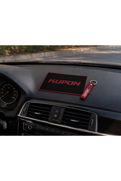 TKY Tasarımı Kendin Yap Kupon Logolu In-Car Anti-Slip and Keyring Set for the...