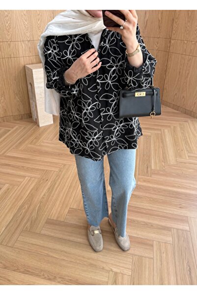 SOİ Nova Embroidered Shirt Black