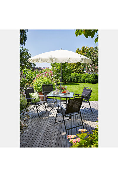 Moli Sunfun Bahçe, Teras, Balkon, Plaj Şemsiyesi Ekru 250 cm