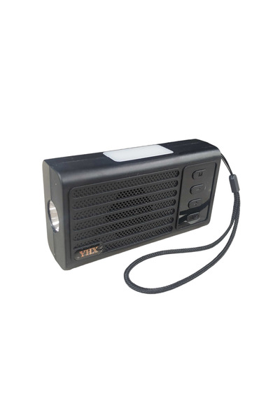 Tradesor Ασύρματο ηχείο Bluetooth με ηλιακό πάνελ - YHX-07 - 040070 - Black