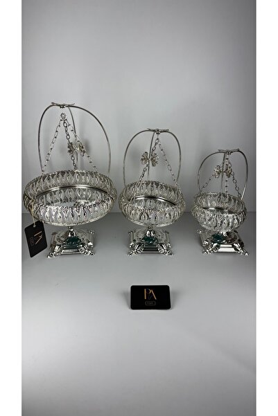 Palpe Set of 2 Mirrored Trays Girl's Wish Engagement Promise Presentation Tra...