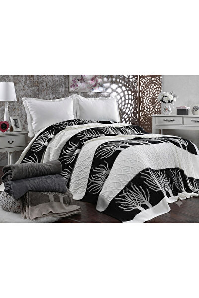DOUX HOME Tree Recling Pattern Knitwear Bedspread 220 X 240