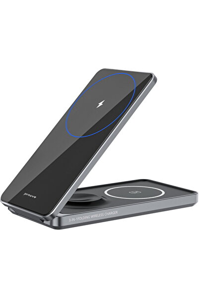 Proove Statie incarcare 3in1 Pliabila pentru Telefon, Casti, Smartwatch, 15W ...