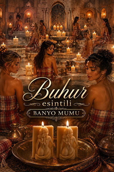 FANTASTİK SANAT ATÖLYESİ Buhur Esintili Banyo Mumu - Banyo Dekorunuza Nostalj...