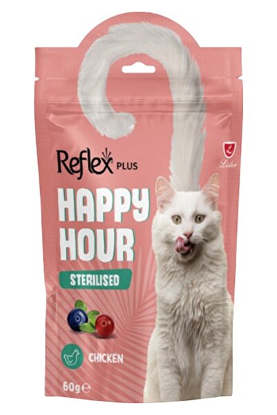 Reflex Plus Happy Hour Kısırlaştırılmış Kediler Için Ödül Maması 60GR