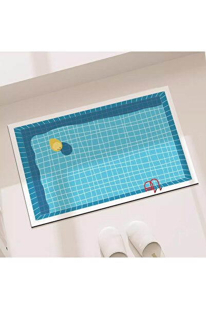 Choice 40x60cm Little duck bathroom anti-slip floor mat, water-absorbing and ...