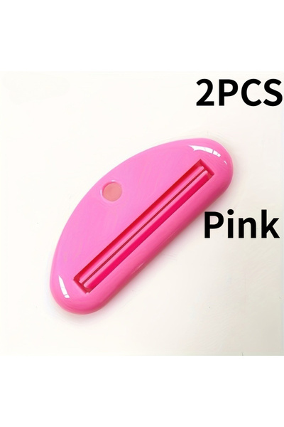 Choice1 2PCS Pink 2Pcs Manual Toothpaste Squeezers - Ergonomic Grip, for Mult...
