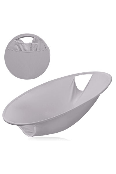 Choice GRAY Portable Foldable Dirty Clothes Basket Storage Basket Laundry Ham...