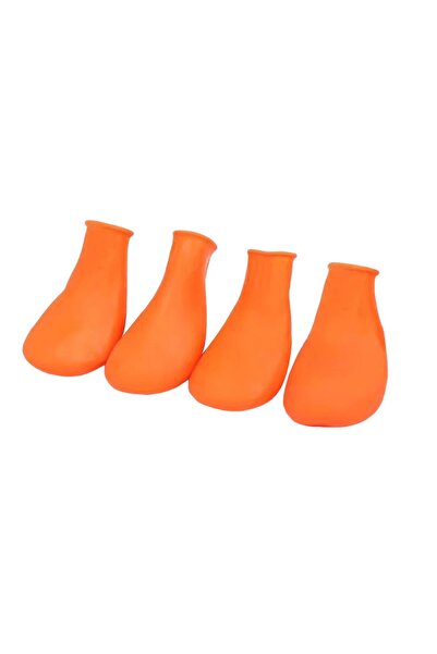 Choice3 Orange-S 0-3kg- 4Pcs Pets Boots New Waterproof Dog Shoes Balloon Anti...