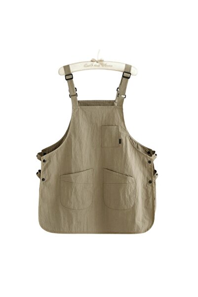 choice2 Khaki New Japanese Style Catering Workwear Apron Waterproof Stain Res...