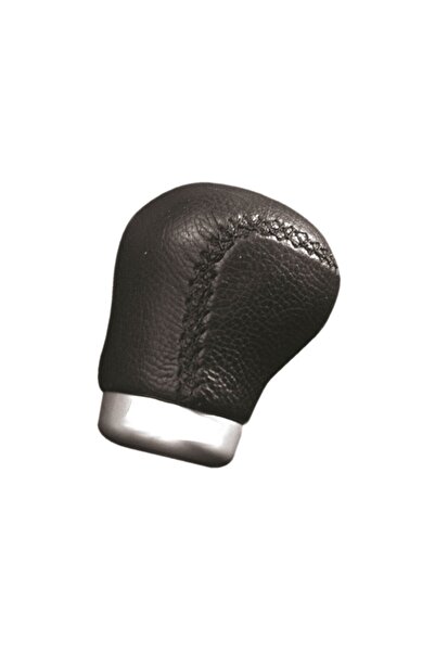 Carpoint Nuca schimbator viteze Black din piele ecologica, cu insertie cromat...