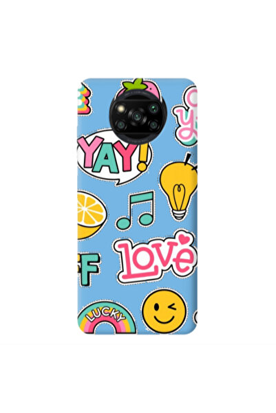 Other Xiaomi Poco X3 /X3 Pro Cute desing Blue Colored Silicone TPU Θήκη