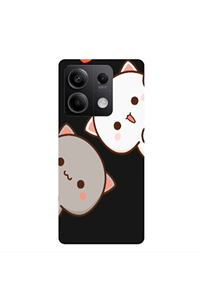 Other Xiaomi Redmi Note 13 5G We are here Black Colored Silicone TPU Θήκη