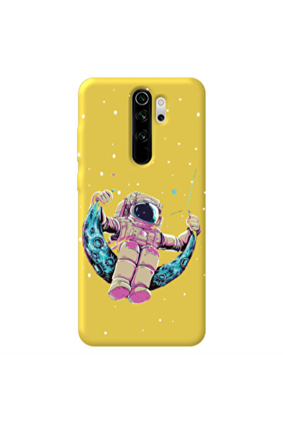Other Xiaomi Redmi Note 8 Pro Astronaut swinging on the moon Yellow Colored S...