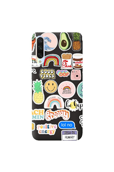 Other Xiaomi Mi 9 Lite Good vibes Black Colored Silicone TPU Θήκη