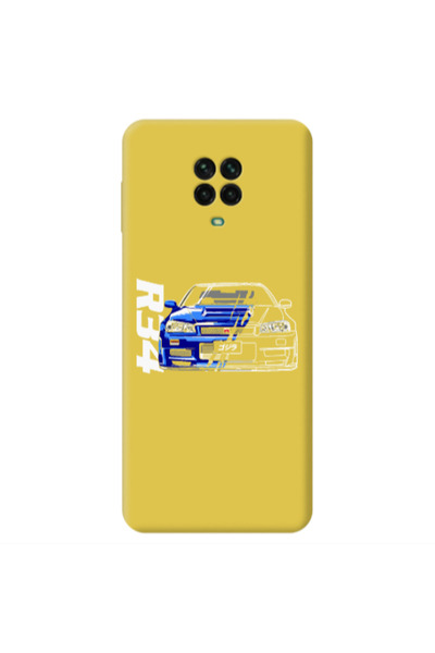 Other Xiaomi Redmi Note 9 Pro Blue R34 Yellow Colored Silicone TPU Θήκη