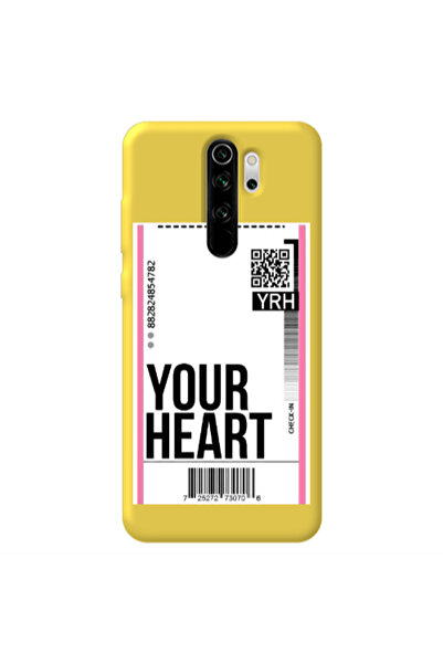 Other Xiaomi Redmi Note 8 Pro Your Heart YRH Yellow Colored Silicone TPU Θήκη