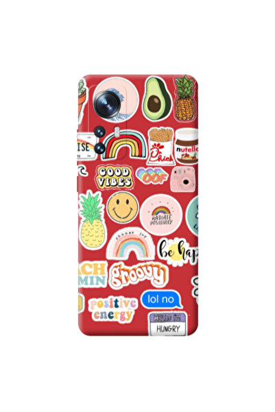 Other Xiaomi Mi 12 Good vibes Red Colored Silicone TPU Θήκη