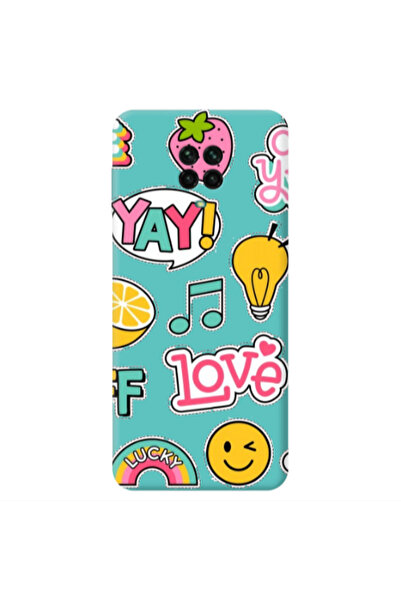 Other Xiaomi Redmi Note 9 Pro Cute desing Turquoise Colored Silicone TPU Θήκη