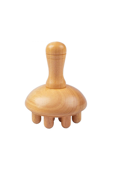 Choice DUTRIEUX Wood color Wooden Mushroom Massager Manual Massage Tool, Wood...
