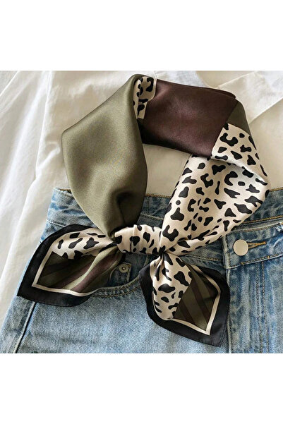 Choice19 FJ424-13-1 70cm Pink Floral Silk Scarf for Women Simulated Silk Fres...