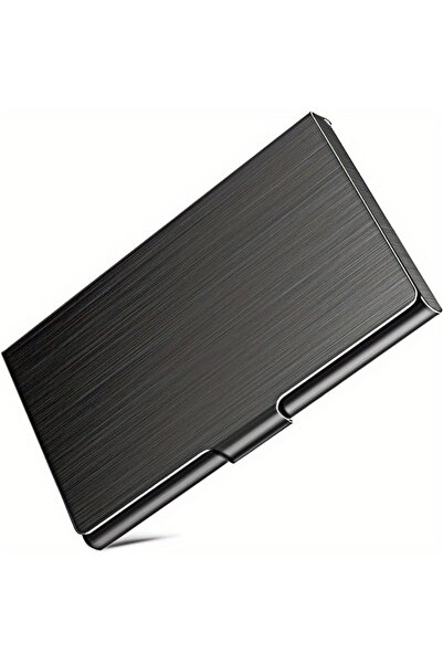 Choice1 Black titanium gold Creative Business Card Box, Aluminum Alloy, Bank ...