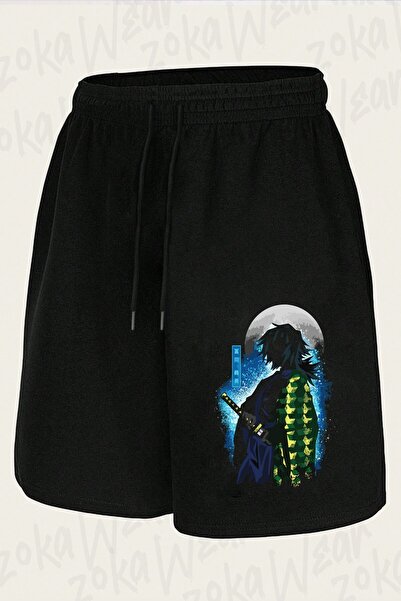 ZOKAWEAR Unisex Demon Slayer X7 Design Printed Shorts