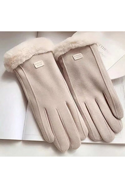 Choice1 One Size Beige Winter Women Thermal Lined Fashion Soft Gloves Artific...
