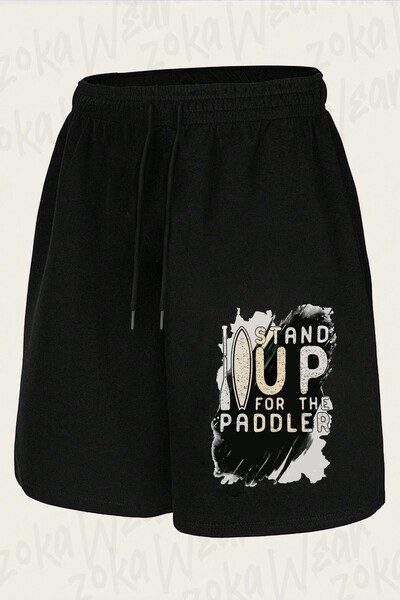 ZOKAWEAR Unisex Paddle Boarding Design Printed Shorts
