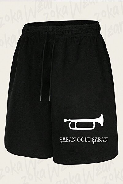 ZOKAWEAR Unisex Şaban Oğlu Şaban Design Printed Shorts