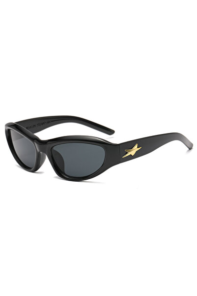 Choice4 black Y2k New Fashion Cat Eyes Sunglasses Women Men Outdoors Sports S...